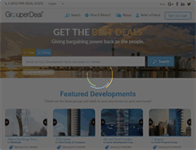 Tablet Screenshot of grouperdeal.com